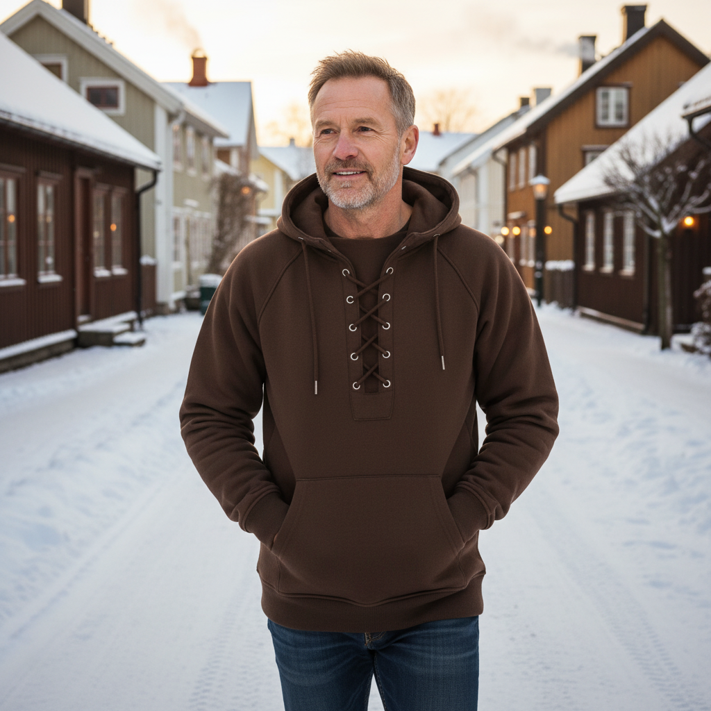 Dawson | Sweter z zamkiem w stylu skandynawskim