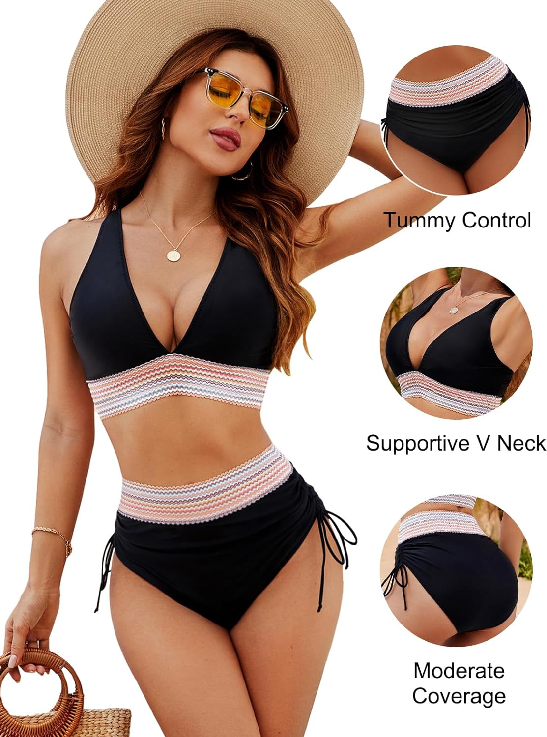 Elara | Bikini z Wysokim Stanem