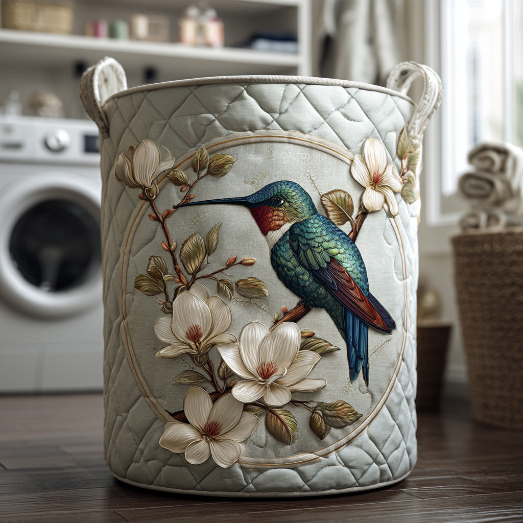 DAISY | KOSZ NA PRANIE Z KORONKĄ „HUMMINGBIRD”
