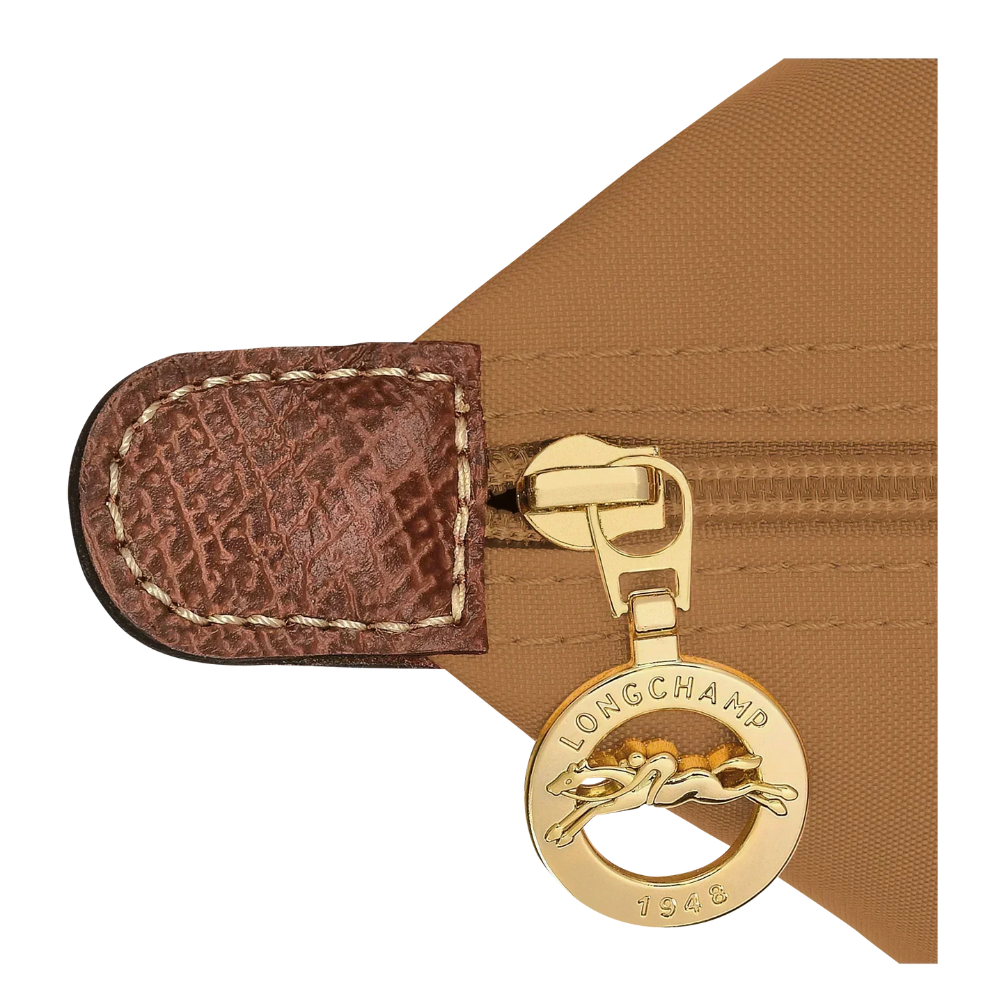 Longchamp – Srednia Torba Le Pliage, Kolor Jasnobrązowy