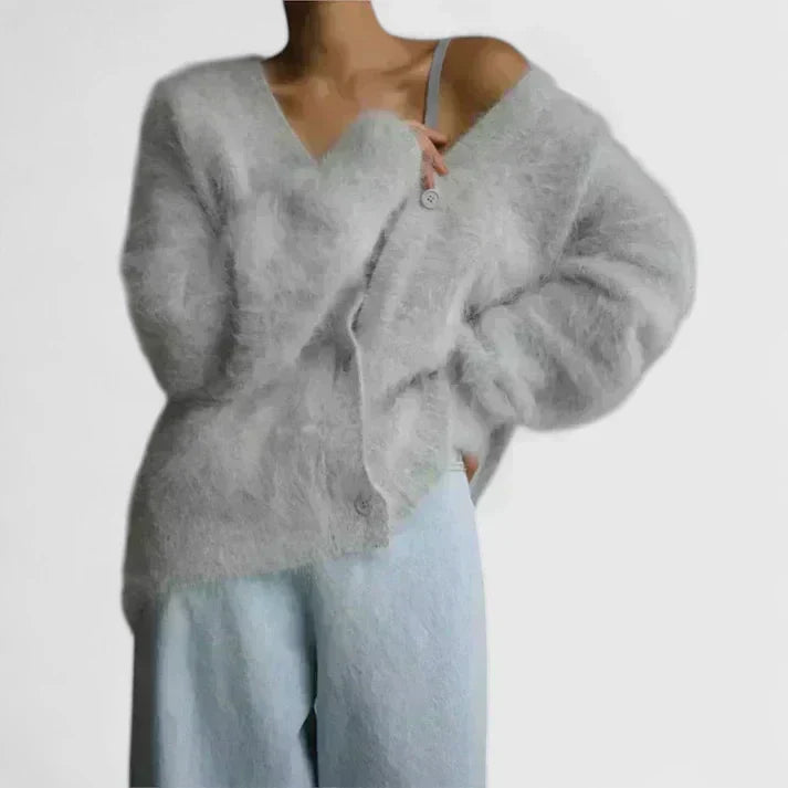 Lucerinna | Wygodny sweter rozpinany