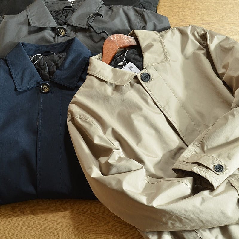 Gregory | Klasyczny, wodoodporny płaszcz typu harbor coat
