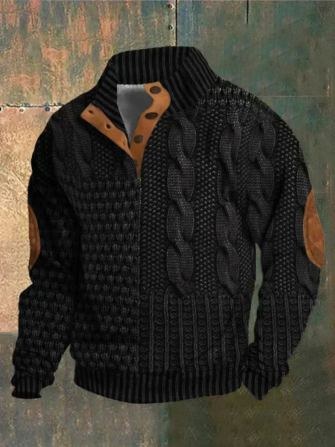 Georges™ | Sweter z nadrukiem w stylu vintage