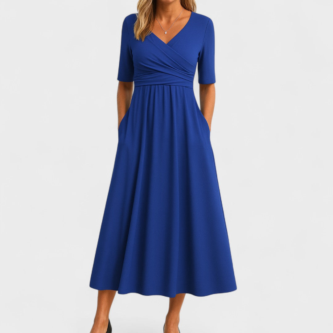 Phoebe | Elegancka sukienka o długości midi