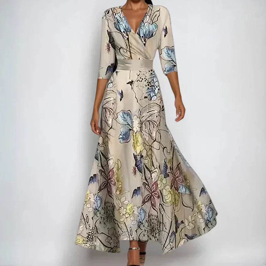 Emily | Elegancka sukienka w kwiaty