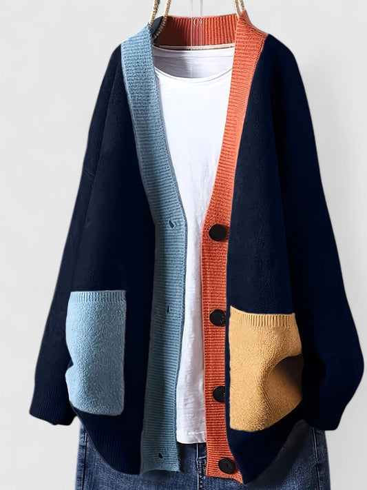 Jaynellee | Wygodny sweter rozpinany