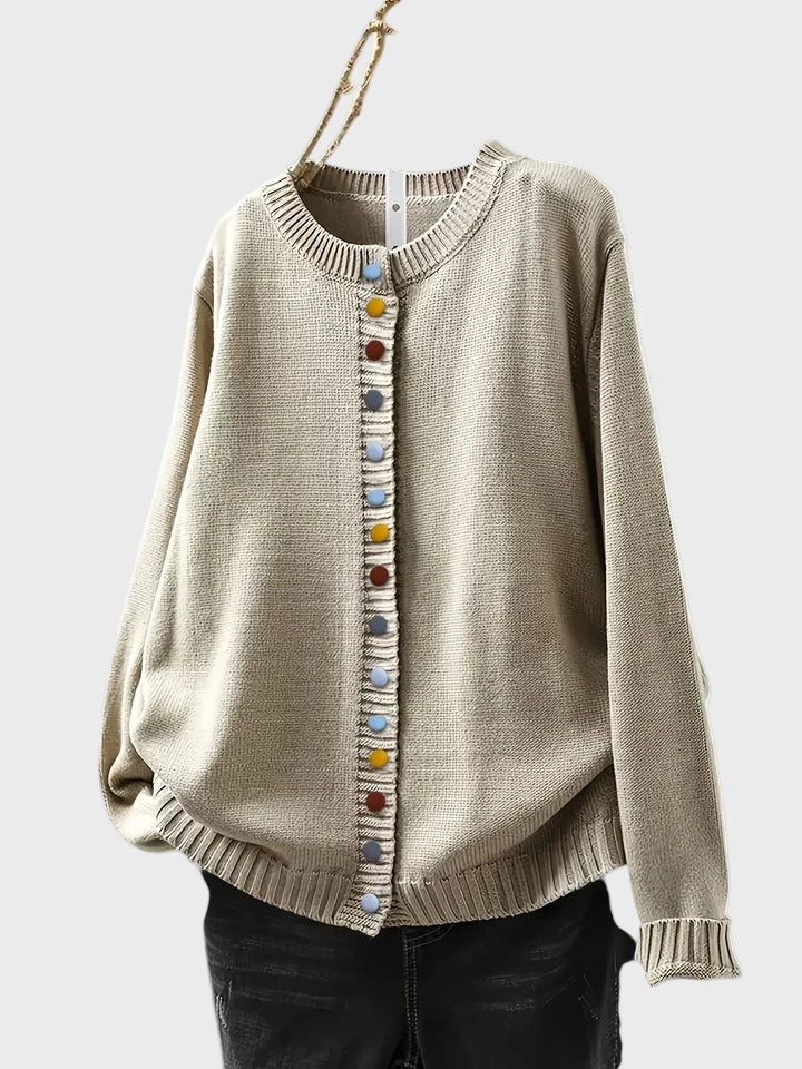 Megan | Wygodny sweter rozpinany