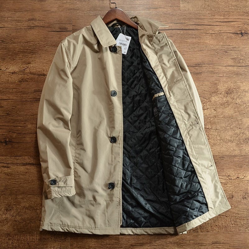 Gregory | Klasyczny, wodoodporny płaszcz typu harbor coat