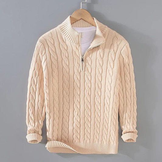 Ford | Sweter z zamkiem w stylu skandynawskim