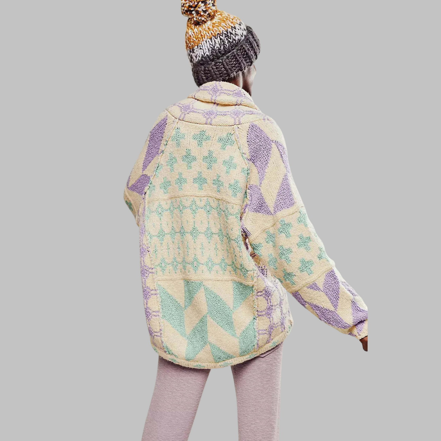 Evangelia | Elegancki sweter rozpinany