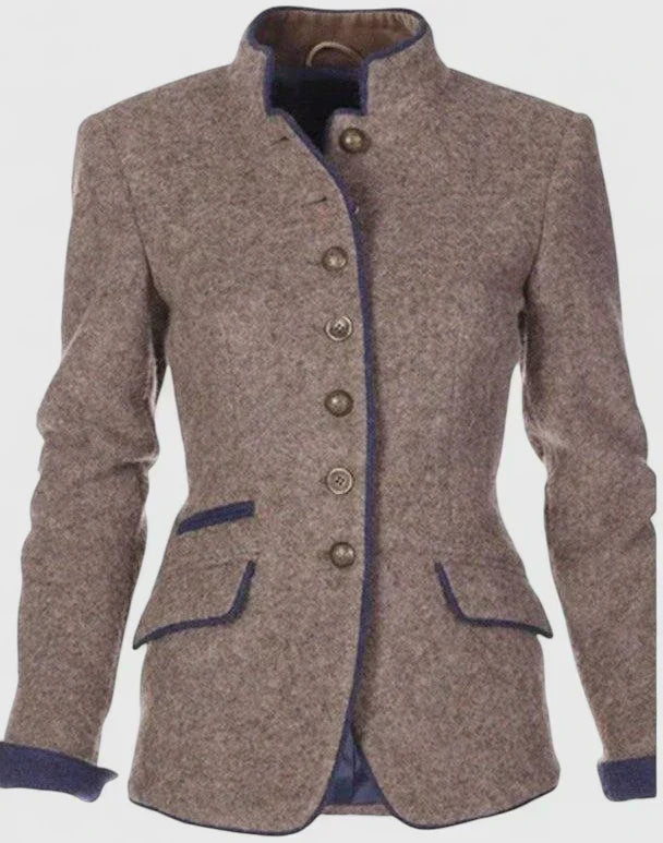 Amelyzahh | Elegancki sweter rozpinany