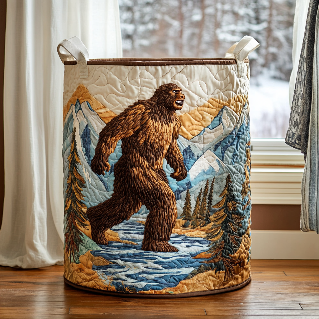 Mały / Pikowany kosz na pranie „Bigfoot Valley”
