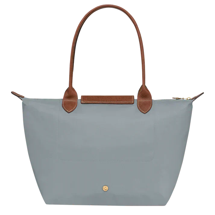 Longchamp – Srednia Torba Le Pliage, Kolor Stalowy