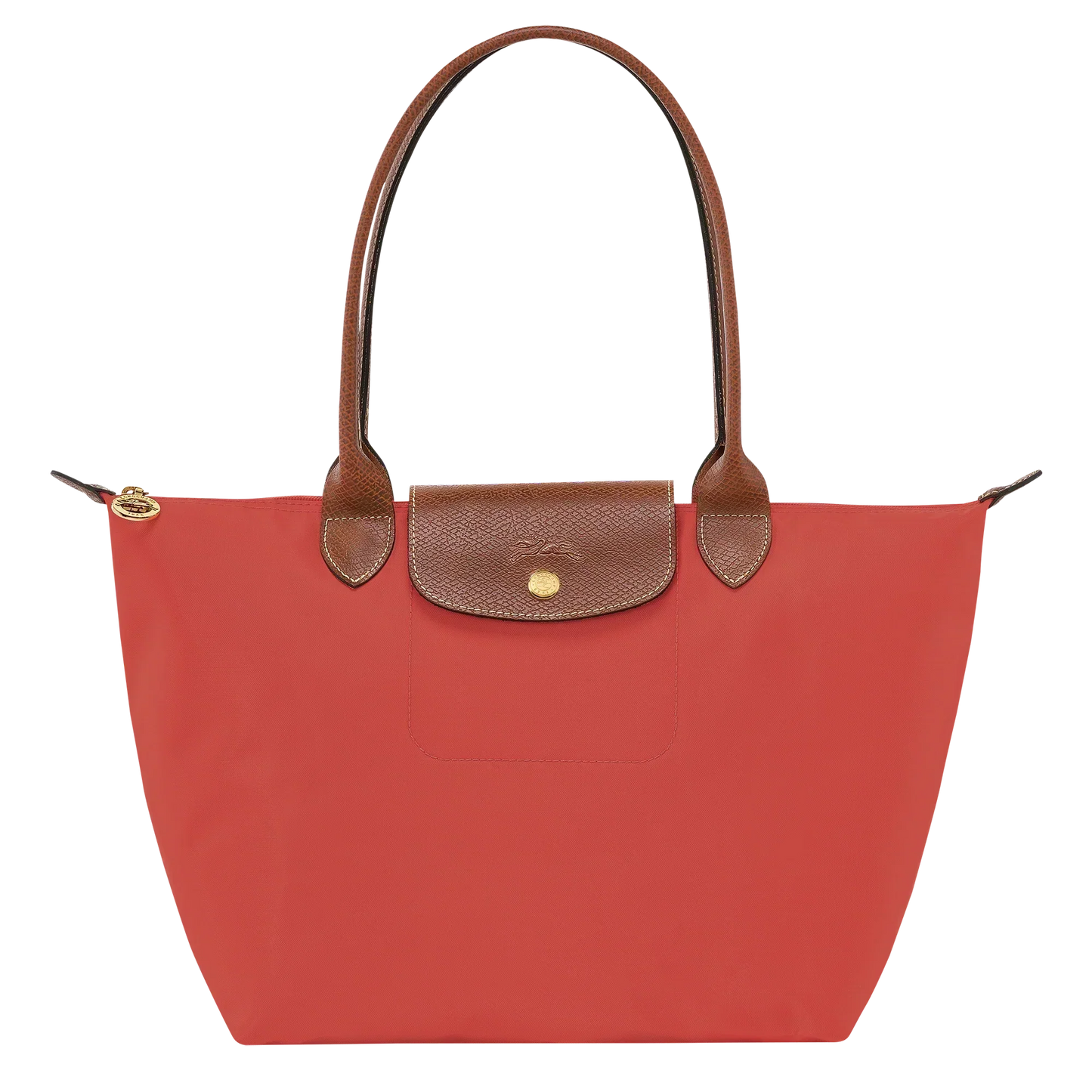 Longchamp – Srednia Torba Le Pliage, Kolor Pomidorowy