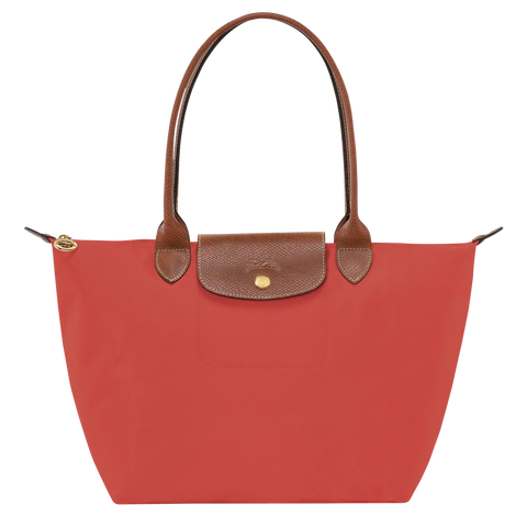 Longchamp – Srednia Torba Le Pliage, Kolor Pomidorowy