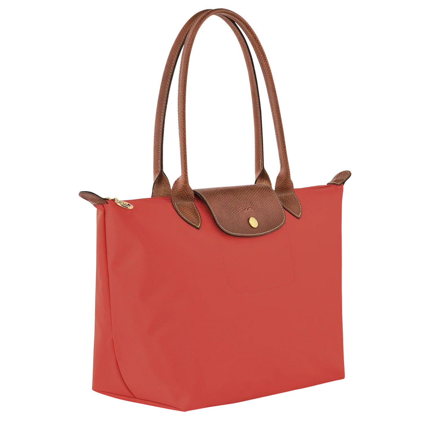 Longchamp – Srednia Torba Le Pliage, Kolor Pomidorowy