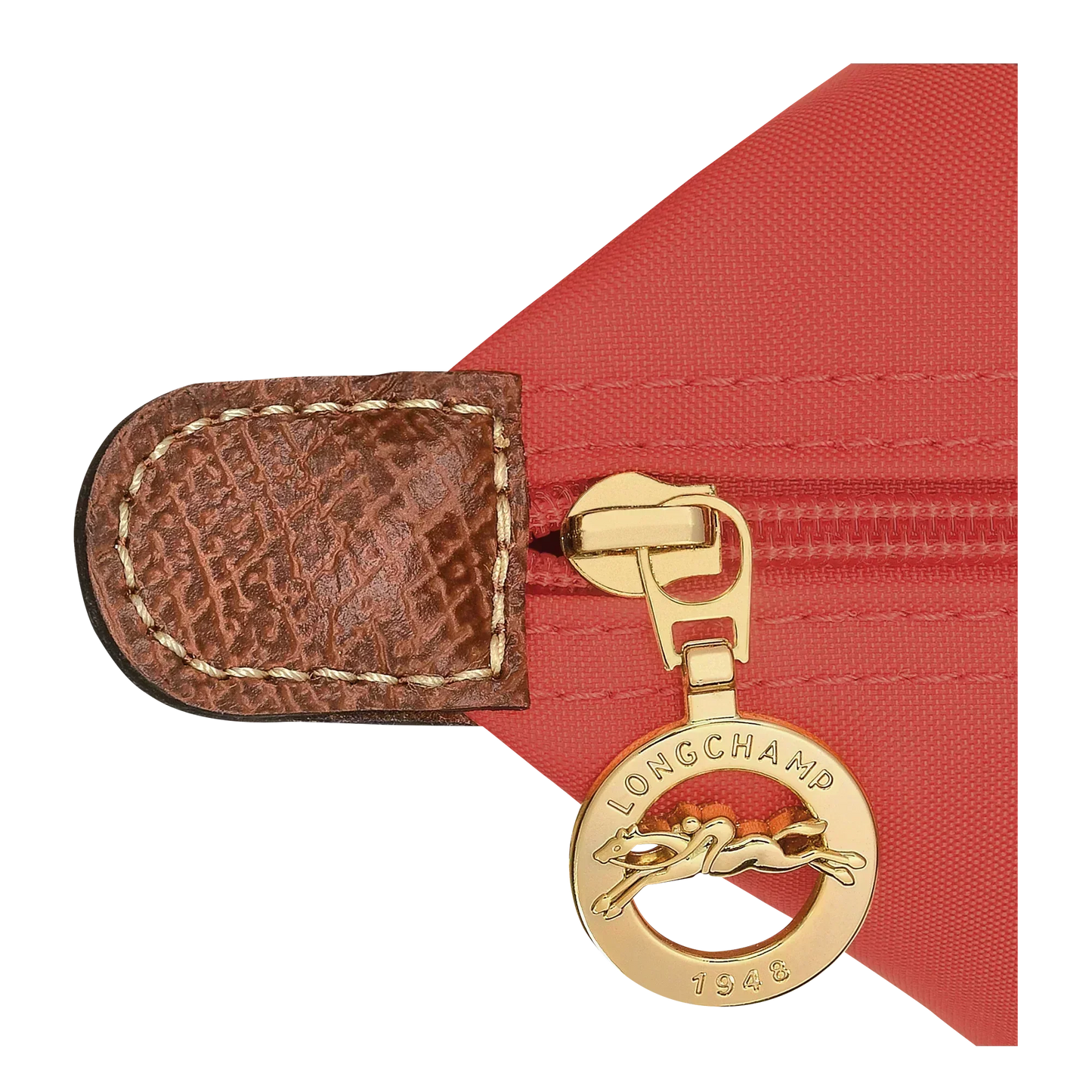 Longchamp – Srednia Torba Le Pliage, Kolor Pomidorowy