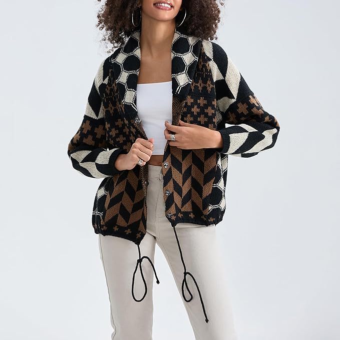 Evangelia | Elegancki sweter rozpinany