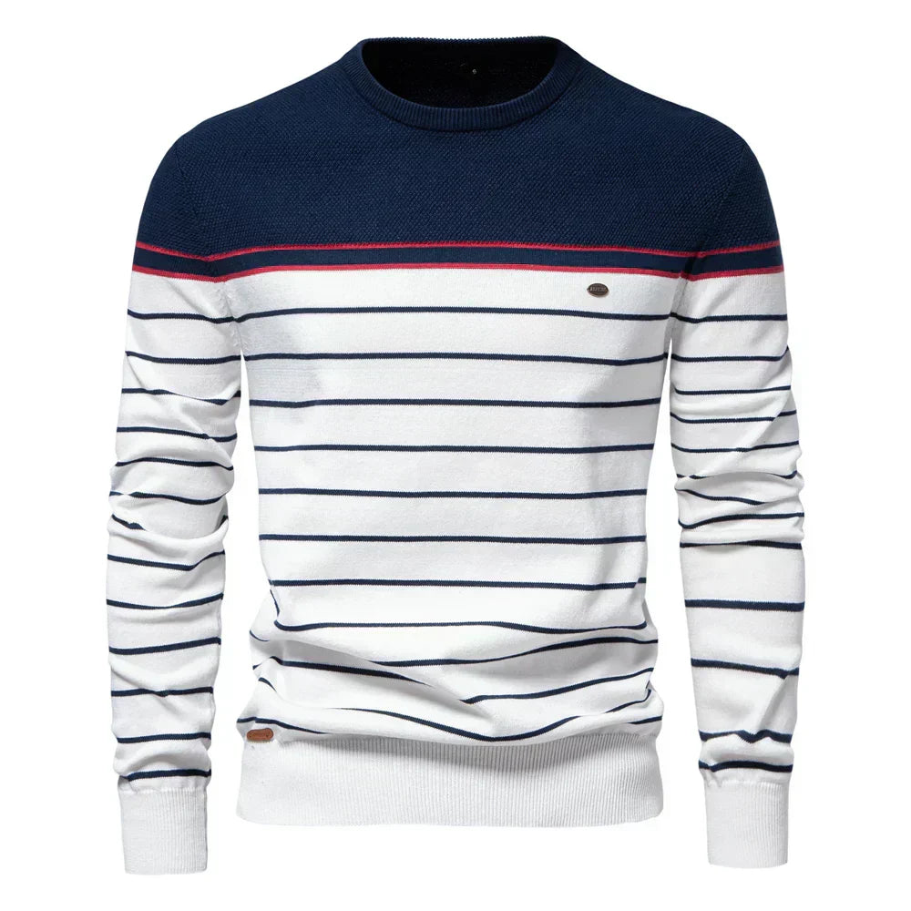 Stephen | Męski sweter w paski