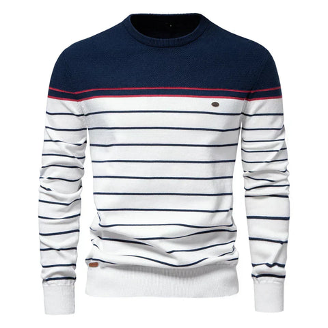 Stephen | Męski sweter w paski
