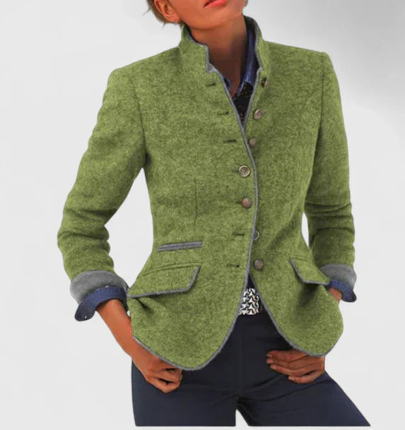 Amelyzahh | Elegancki sweter rozpinany