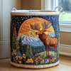 Mały / Pikowany kosz na pranie „Wild Moose”