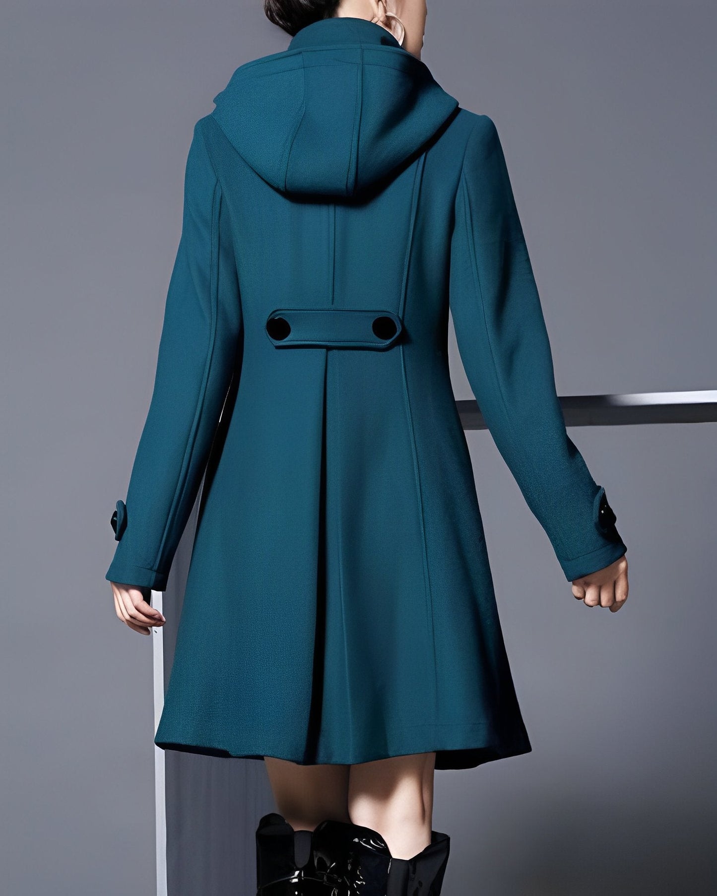 Harper | Elegancki płaszcz z kapturem