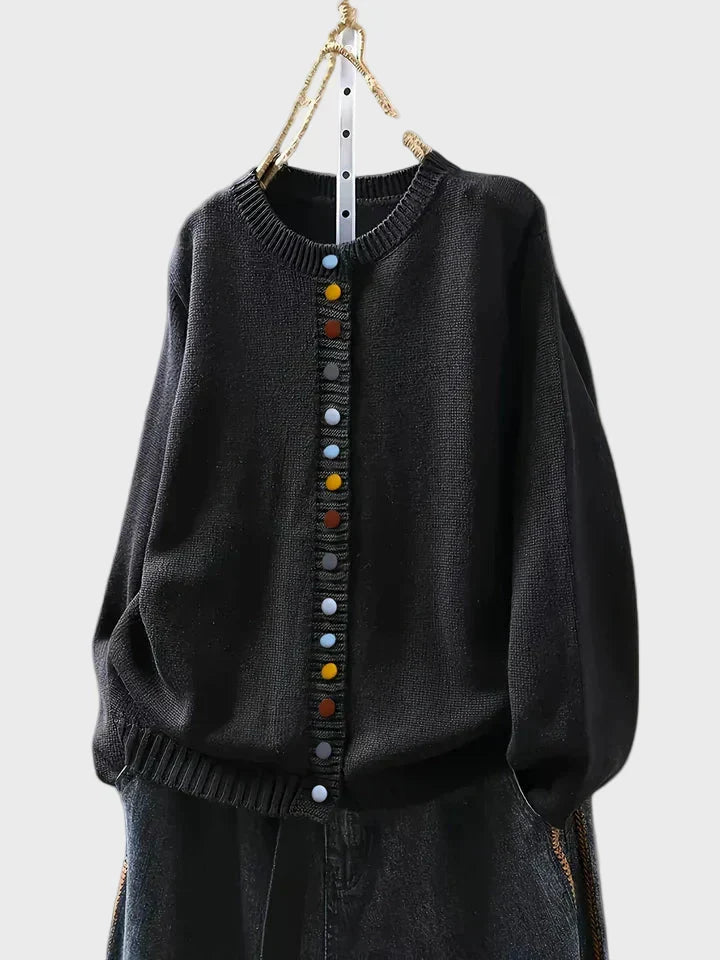 Megan | Wygodny sweter rozpinany