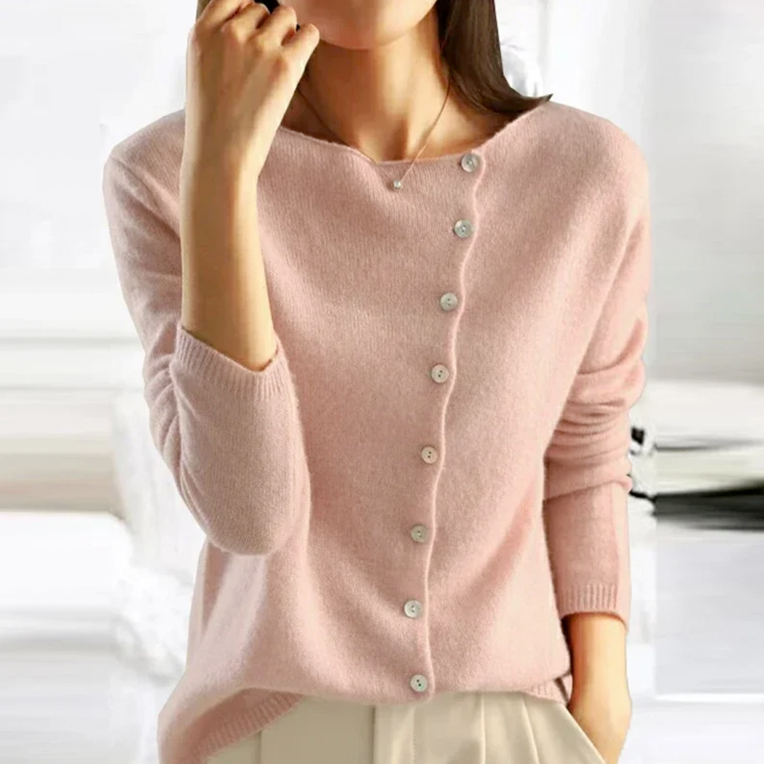 Shirley | Elegancki Kardigan z Otwartym Przodem