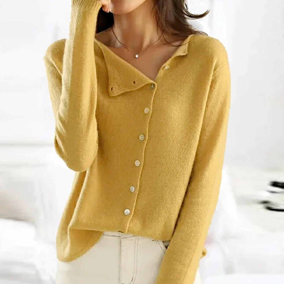Shirley | Elegancki Kardigan z Otwartym Przodem