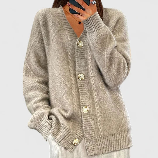 Solenyahh | Wygodny sweter rozpinany