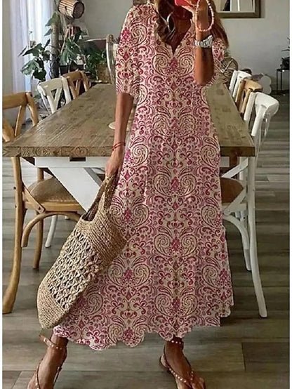 Luna | Wygodna sukienka w stylu boho o podkreślającym sylwetkę kroju